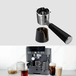 Unique Bargains Coffee Tamper Base For Ninja Espresso ES601 Black 1 Pc