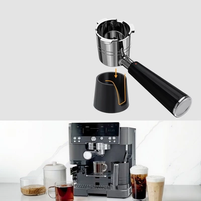 Unique Bargains Coffee Tamper Base For Ninja Espresso ES601 Black 1 Pc 1 Unique Bargains Coffee Tamper Base For Ninja Espresso ES601 Black 1 Pc