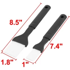 Unique Bargains Family Outdoor Plastic Pastry Barbecue Grilling Sauce Oil Basting Brush 2 In 1 Set