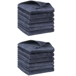 Unique Bargains Dishwashing Cleaning Microfiber Thick Absorbent Kitchen Towels 12 Pcs 12" X 12" -Kitchen Utensil Store GUEST f308b6c3 96c2 4052 9f16 3e3b5d41f31b