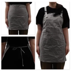 Unique Bargains Children Kitchen Apron With Headband 1 Set