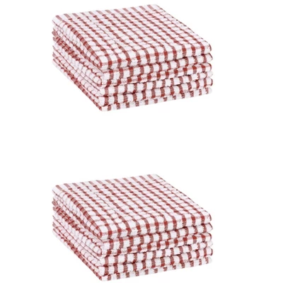 Unique Bargains Cotton Checkered Kitchen Dish Cloth 11" X 16" 12 Pcs 13 Unique Bargains Cotton Checkered Kitchen Dish Cloth 11" X 16" 12 Pcs - Image 13