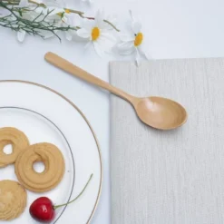 Unique Bargains Kitchen Wooden Soup Spoons For Eating Mixing Stirring Cooking 7.1" Long 1 Pc -Kitchen Utensil Store GUEST f52dc8dc 4e11 4648 acd8 9138de978553