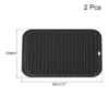 Unique Bargains Dish Drying Mat Set Under Sink Drain Pad Heat Resistant Suitable For Kitchen 2 Pcs