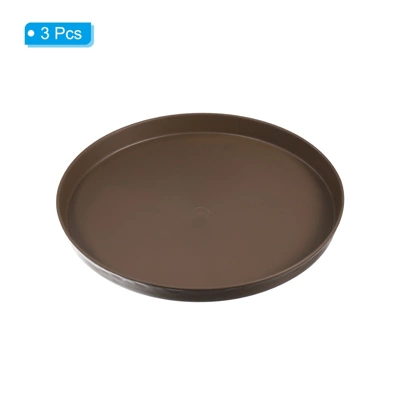 Unique Bargains Durable Reusable Non-slip Stackable Serving Tray 3 Pcs 2 Unique Bargains Durable Reusable Non-slip Stackable Serving Tray 3 Pcs - Image 2