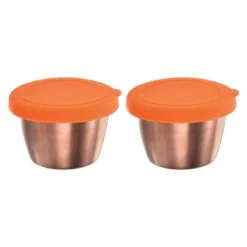 Unique Bargains Stainless Steel Picnic And Travel Salad Dressing Container With Lids Orange -Kitchen Utensil Store GUEST f7a63c43 c914 4ef0 ba49 e9e22f23eeff