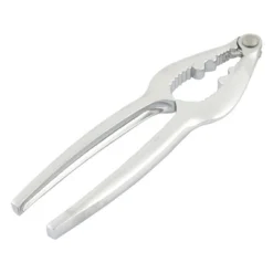 Unique Bargains Metal Silver Tone Kitchen Nut Cracker Nut Cracker 6'' X 1.8'' X 0.4'' Silver Tone 1 Pc