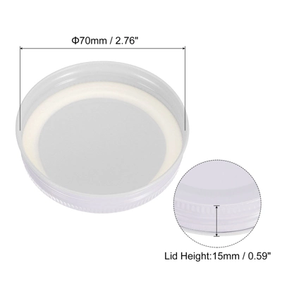 Unique Bargains Leak Proof Regular Mason Jar Lids For Canning Jars Kitchen Storage 12 Pcs 1 Unique Bargains Leak Proof Regular Mason Jar Lids For Canning Jars Kitchen Storage 12 Pcs