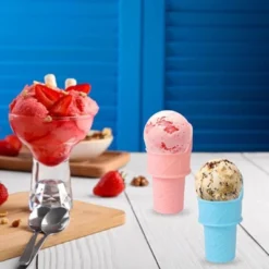Unique Bargains Plastic Reusable Mini Lightweight Party Ice Cream Cone Scoop 2 Pcs -Kitchen Utensil Store GUEST f96f850b 2b20 4c89 a73e 231f1ba40afa