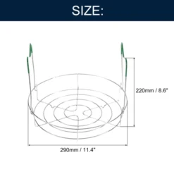 Unique Bargains Stainless Steel Foldable Durable Corrosion-Resistant Canning Rack