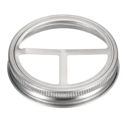 Unique Bargains 304 Stainless Steel Leak-Proof Mason Jar Toothbrush Holder Lid -Kitchen Utensil Store GUEST fa19559e ac28 482c 8e44 40ba389c6294