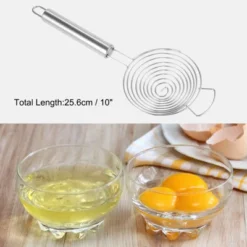 Unique Bargains Stainless Steel Long Handle Commercial Use Easy To Clean Egg Separator 10 X 3.6 Inches Silver 1 Pc -Kitchen Utensil Store GUEST fa339fdf 4ad6 4dbf b7f9 eac0bcf748b8