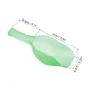 Unique Bargains Plastic Multi-functional Durable Kitchen Maker Ice Scoop 12oz Green 1 Pc