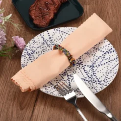 Unique Bargains Dining Table Decoration Acrylic Decorative Multicolored Artificial Crystal Napkin Rings -Kitchen Utensil Store GUEST fc6659c4 12d7 4d61 ba20 dad34dd16f49