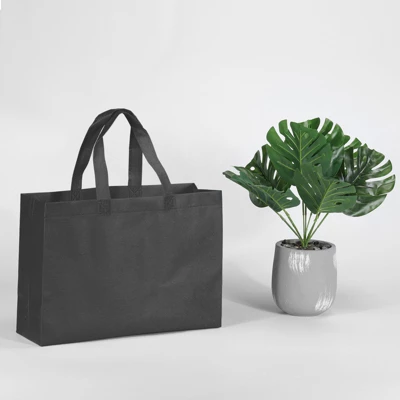 Unique Bargains Unique Reusable Gift Bags,Horizontal Style Non-Woven Grocery Tote Bag For Travel Storage 4 Unique Bargains Unique Reusable Gift Bags,Horizontal Style Non-Woven Grocery Tote Bag For Travel Storage - Image 4