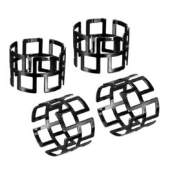 Unique Bargains Metal Hollow Out Wear Resistant Decorative Napkin Rings 4 Pcs -Kitchen Utensil Store GUEST fe1991a2 bd1e 4f9f 9efa f728f78a7030
