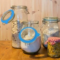 Unique Bargains Smooth Silicone Leakproof Seals Rings For Canning Glass Top Jars 4 Pcs -Kitchen Utensil Store GUEST feffb894 9b84 42e2 a1f5 c51a37c9808d